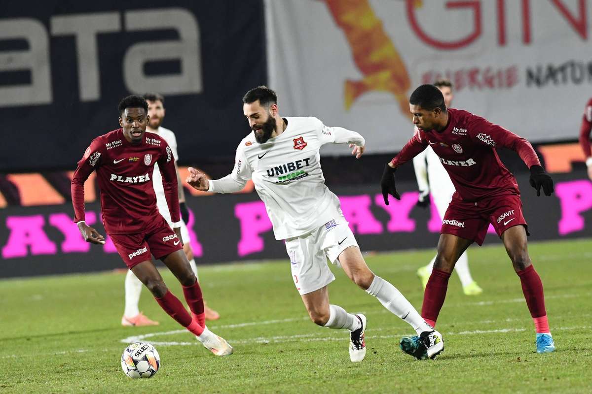 CFR Cluj intrerupe invincibilitatea lui Hermannstadt Gol spectaculos de Louis Munteanu