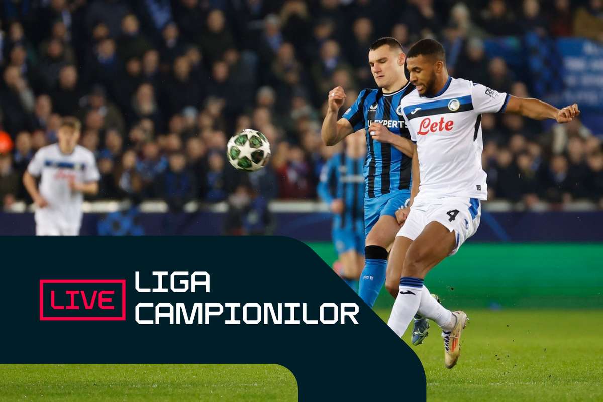 Liga Campionilor LIVE Atalanta condusa de Brugge