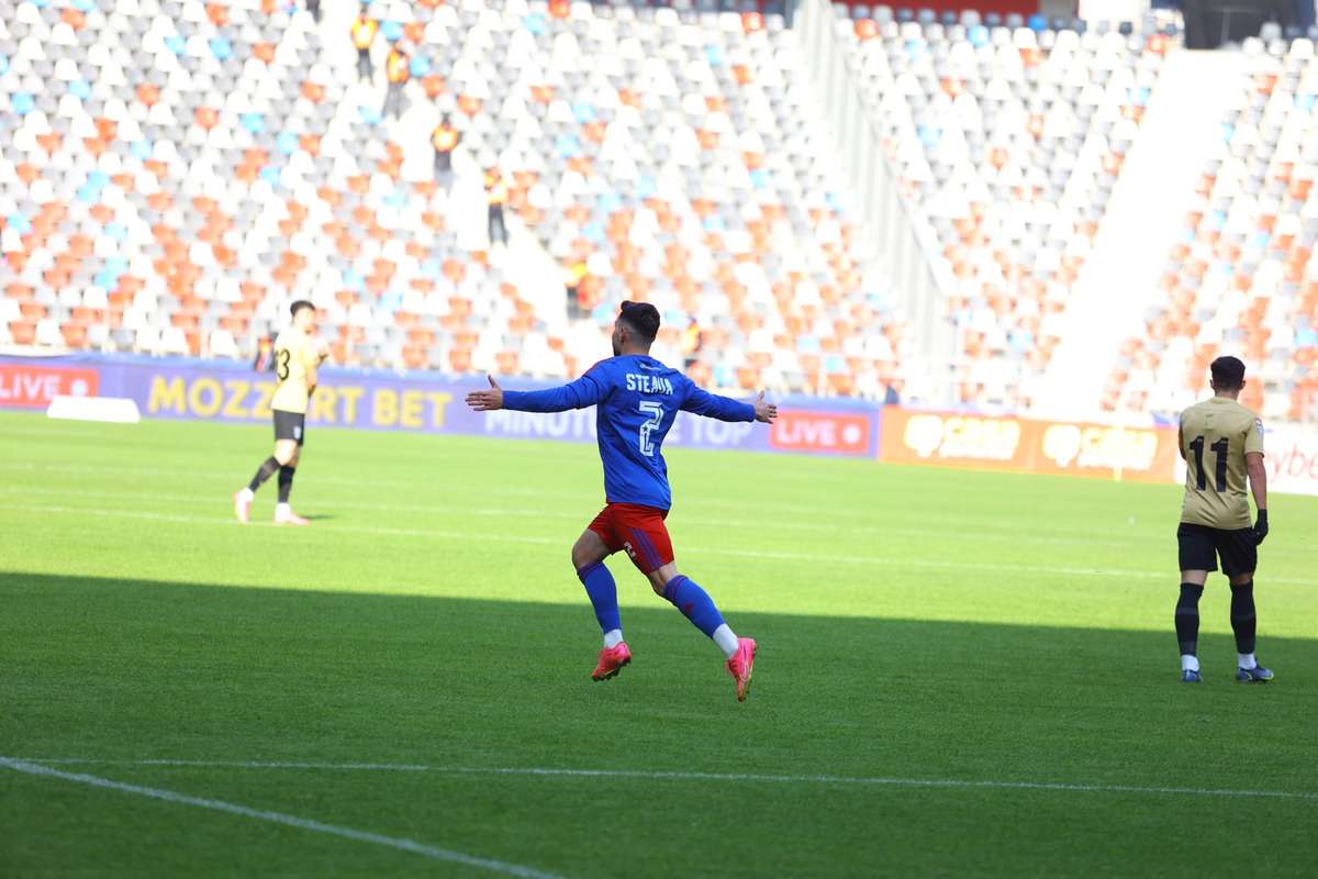 Steaua a invins FC Voluntari la reluarea sezonului