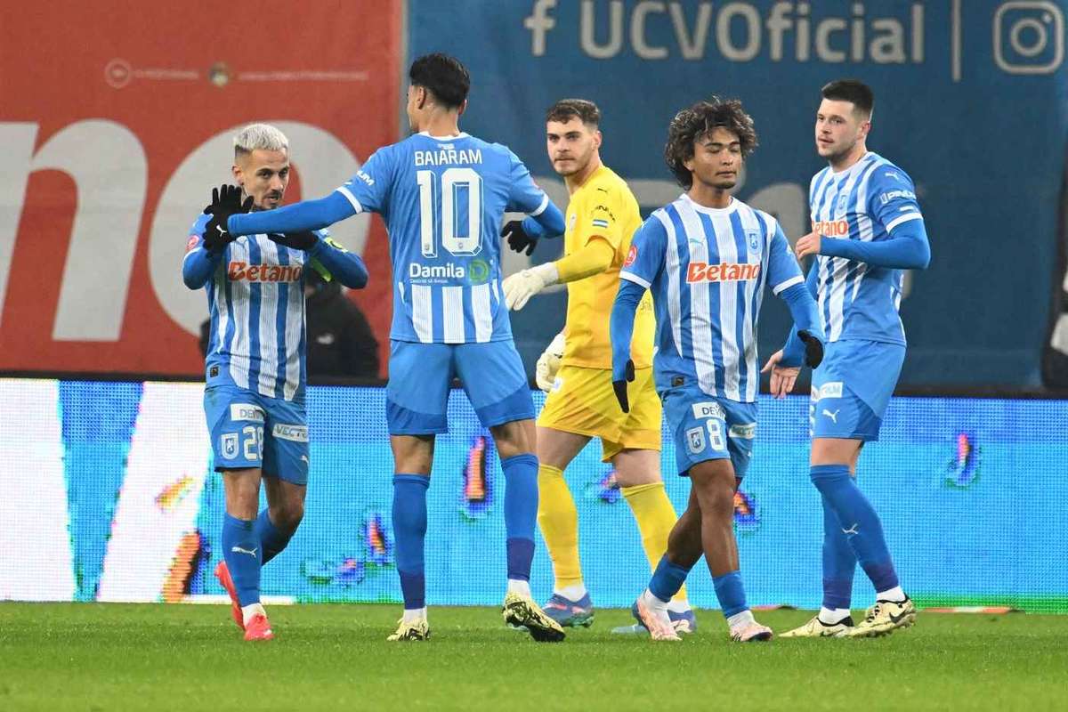 Universitatea Craiova invinge U Cluj si se apropie de lider