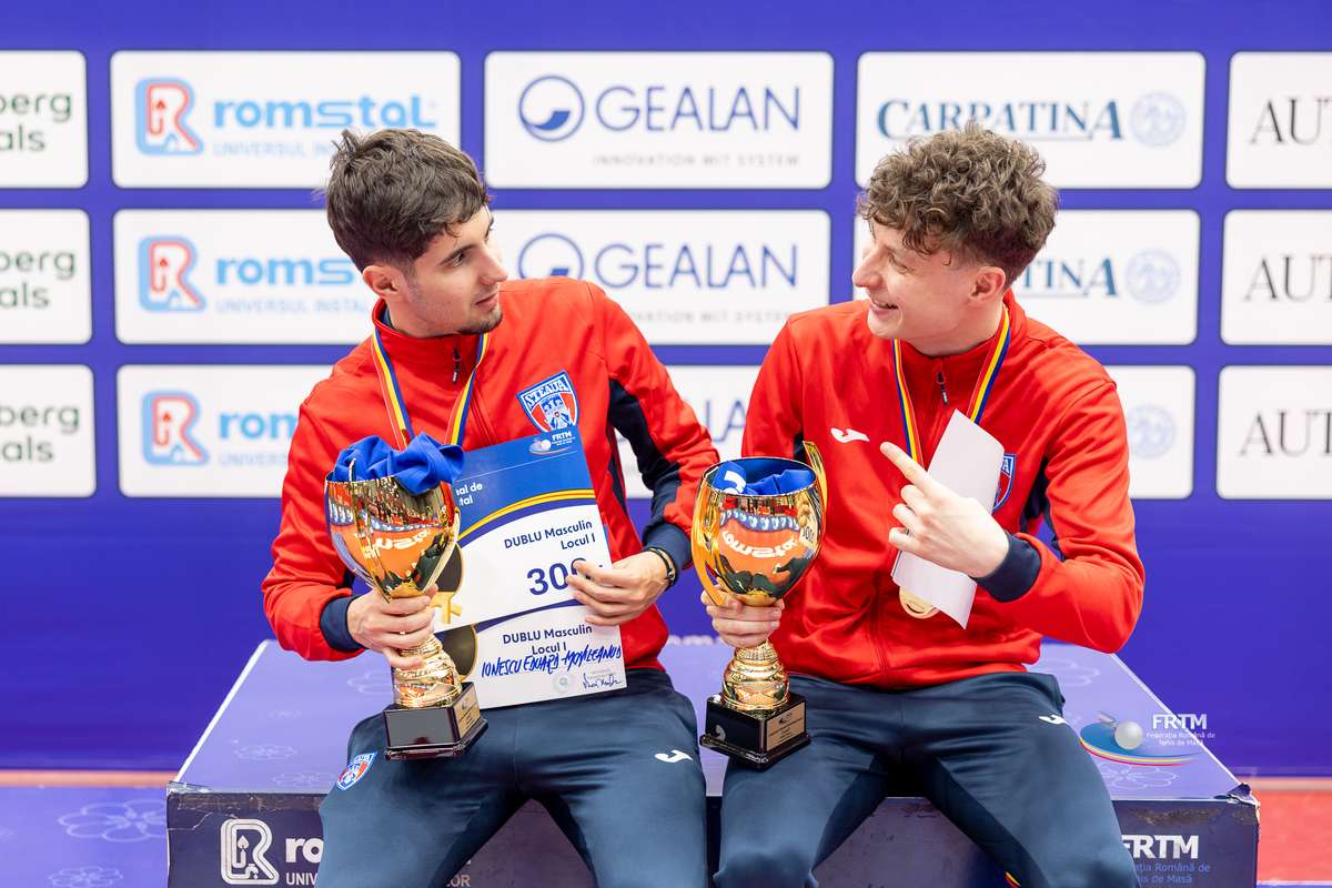 Eduard Ionescu si Elizabeta Samara campioni nationali la tenis de masa