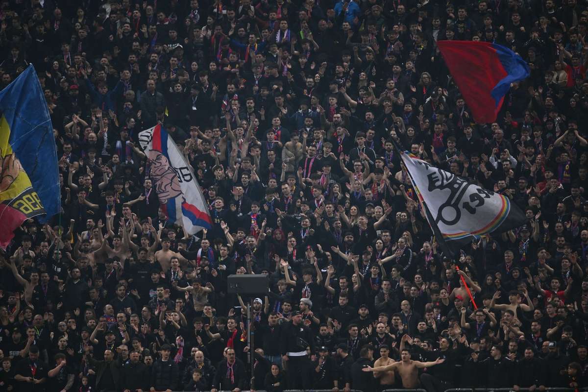 FCSB amendat si sanctionat de UEFA cu inchiderea partiala a stadionului