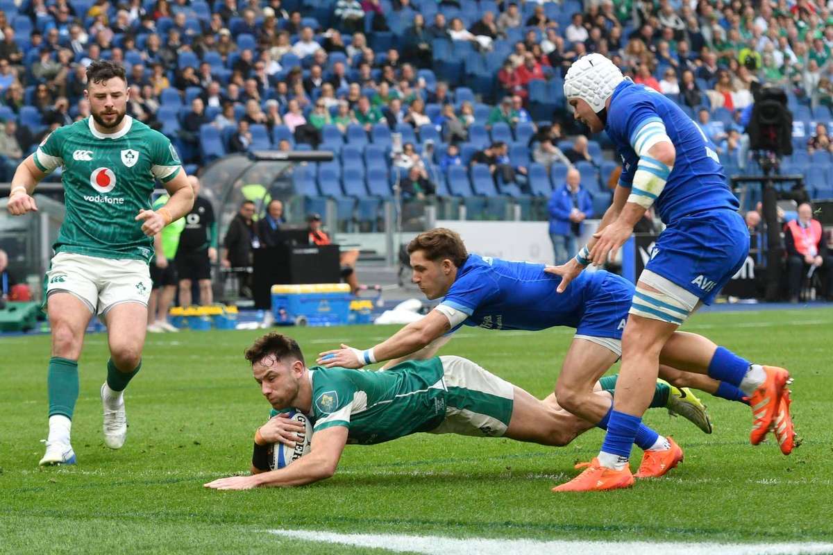 Irlanda invinge Italia la Roma si urca pe primul loc in Sase Natiuni