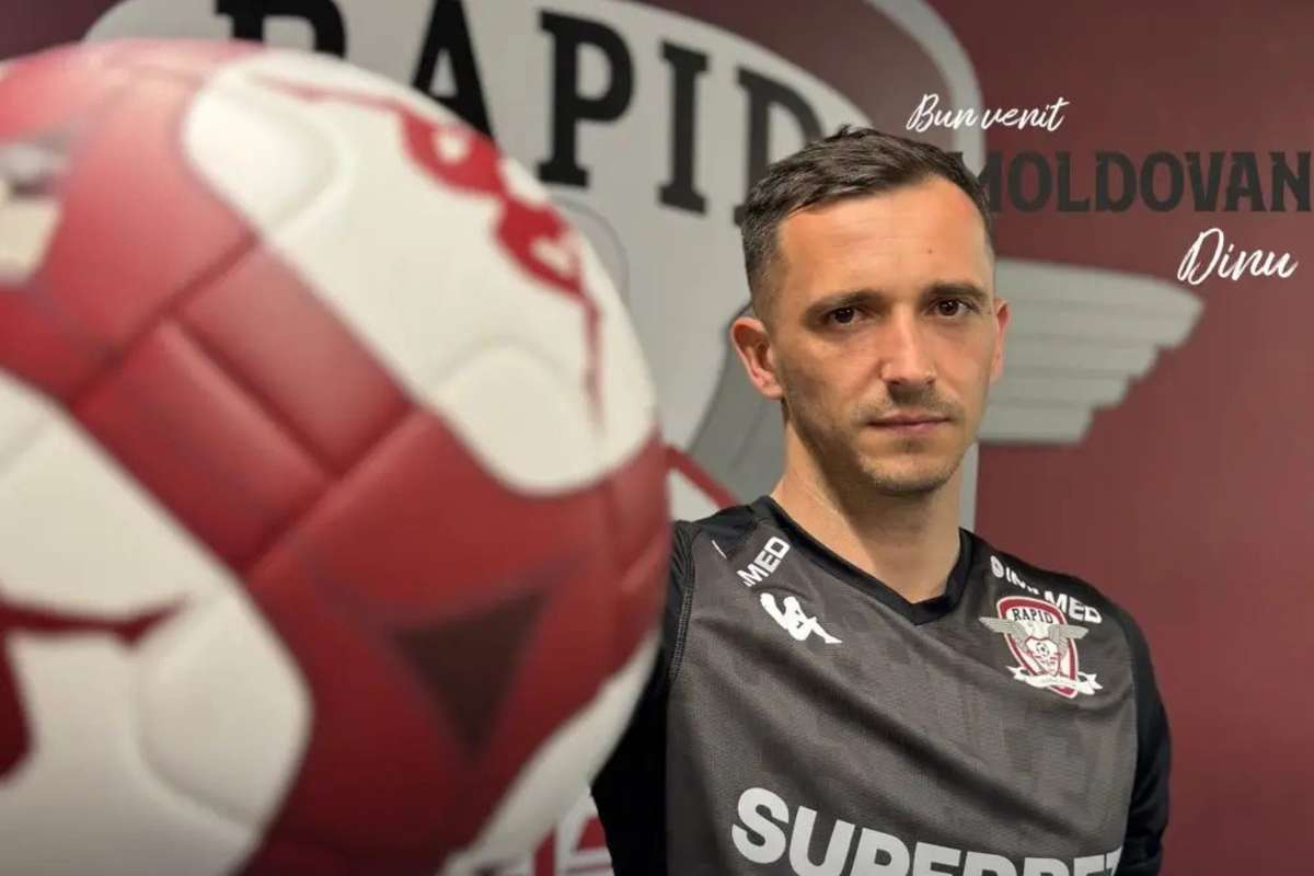 Rapid si a prezentat noul portar Dinu Moldovan