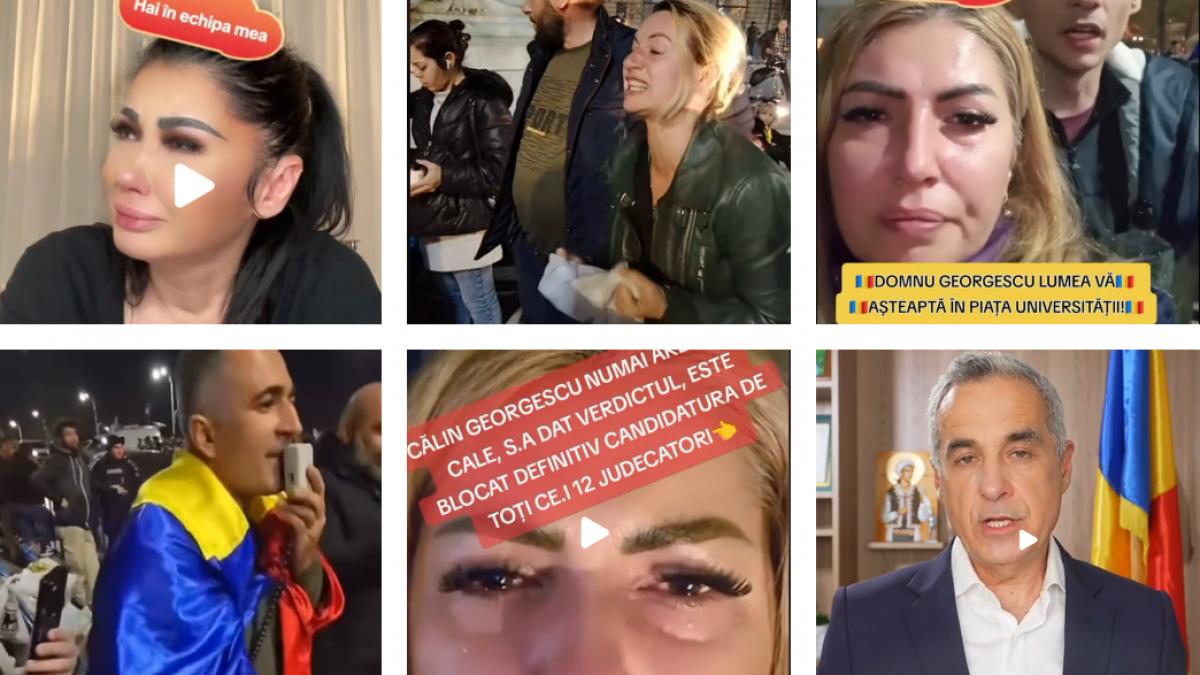 Reactia fanilor lui Georgescu cand a anuntat ca nu mai candideaza Oana Zavoranu a plans live pe TikTok contra cost