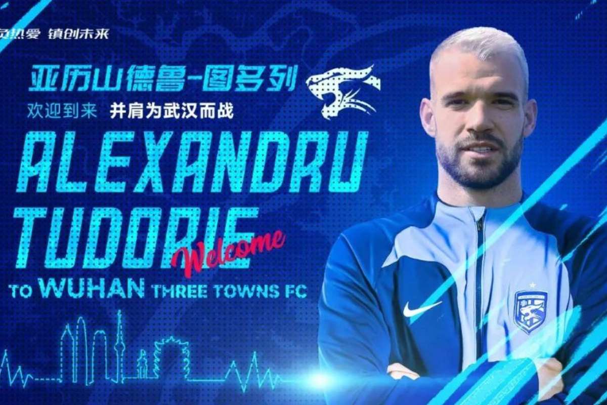 Alexandru Tudorie a inscris pentru Wuhan Three Towns in China