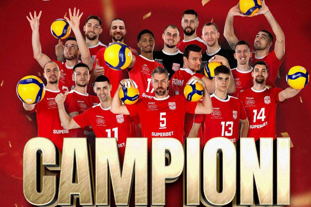 CS Dinamo Bucuresti campioana nationala la volei masculin