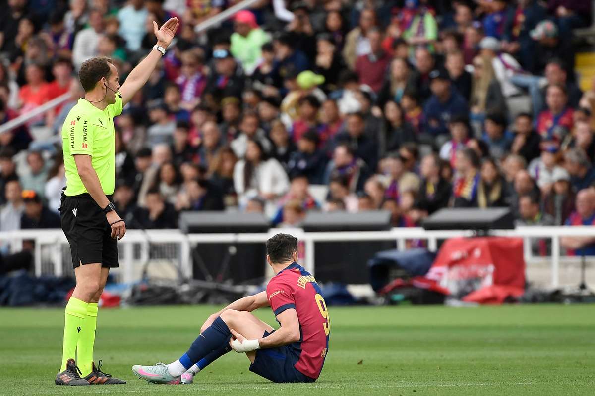 Lewandowski s a accidentat cu o saptamana inainte de finala