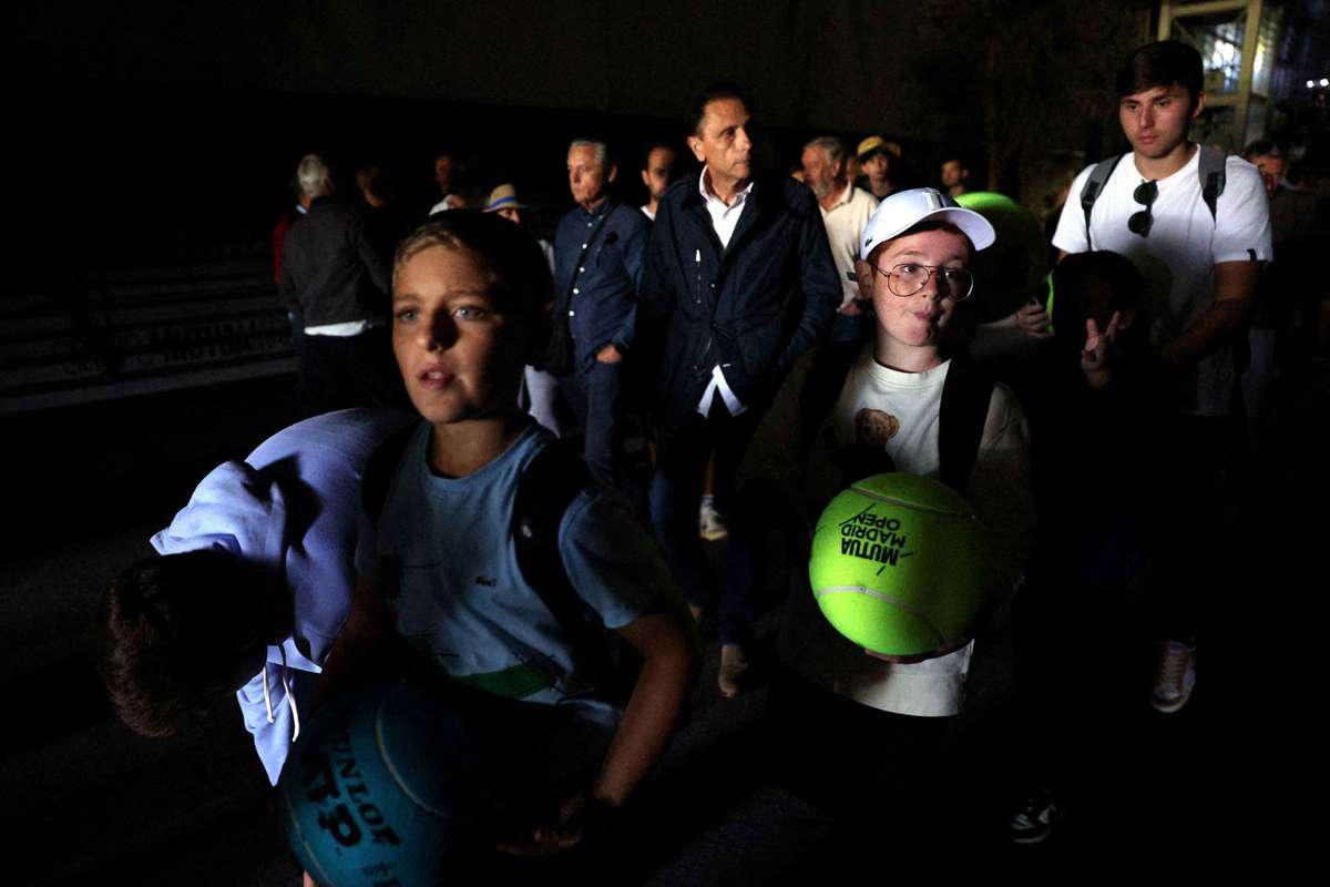 O pana masiva de curent in Vestul Europei suspenda meciurile de la Madrid Open