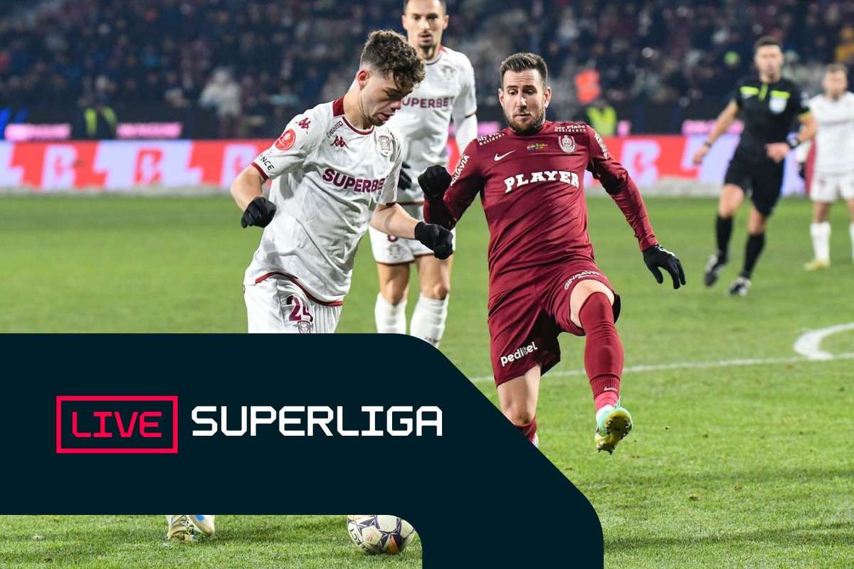 Superliga LIVE Rapid egaleaza CFR la inceputul reprizei secunde