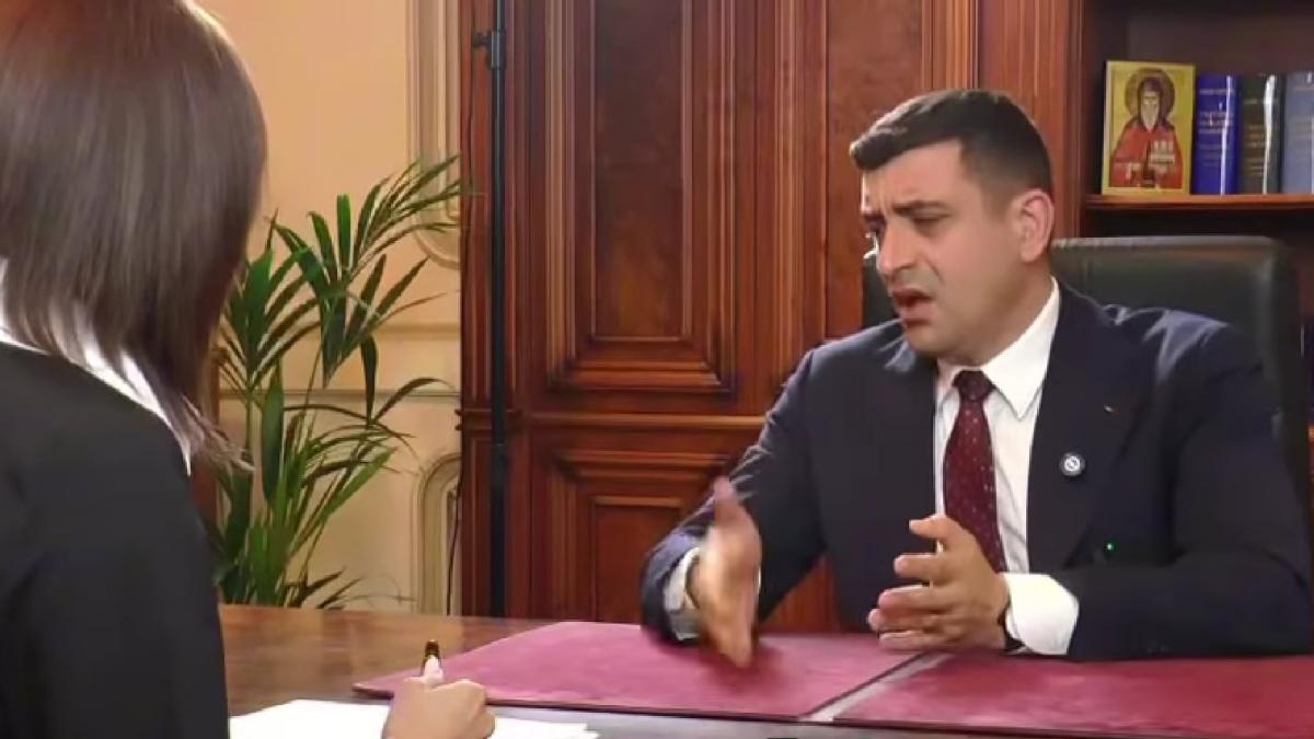 Simion a plecat nervos in timpul interviului cu Denise Rifai
