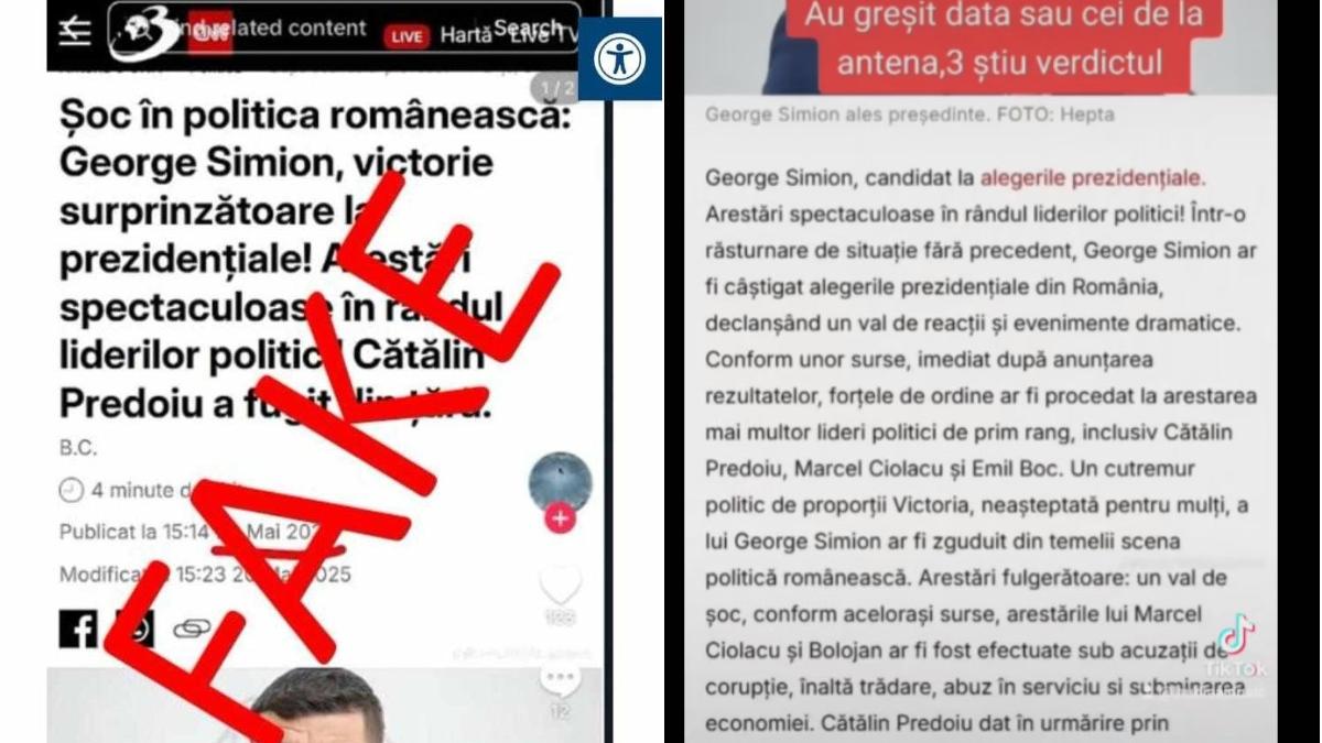 fake news pe tik tok pagini antena 3 cnn clonate