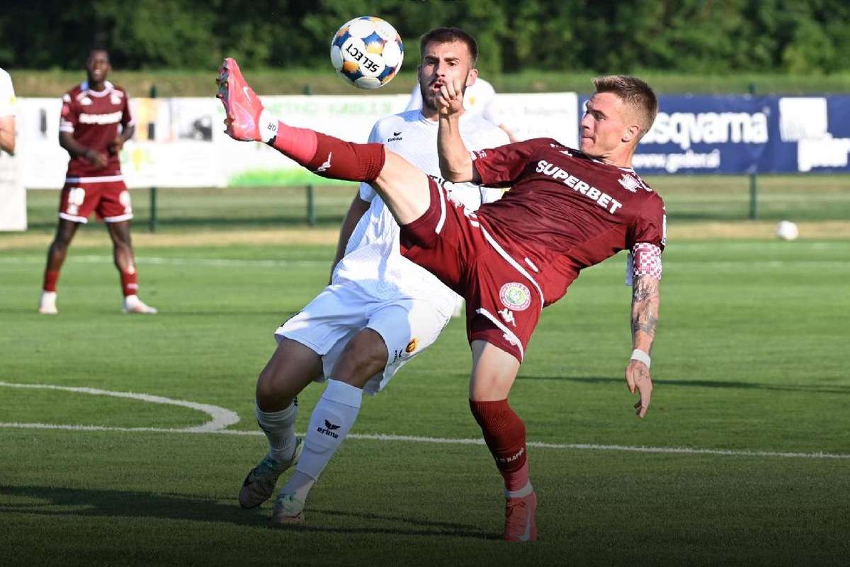 Rapid a pierdut al doilea meci amical din Slovenia
