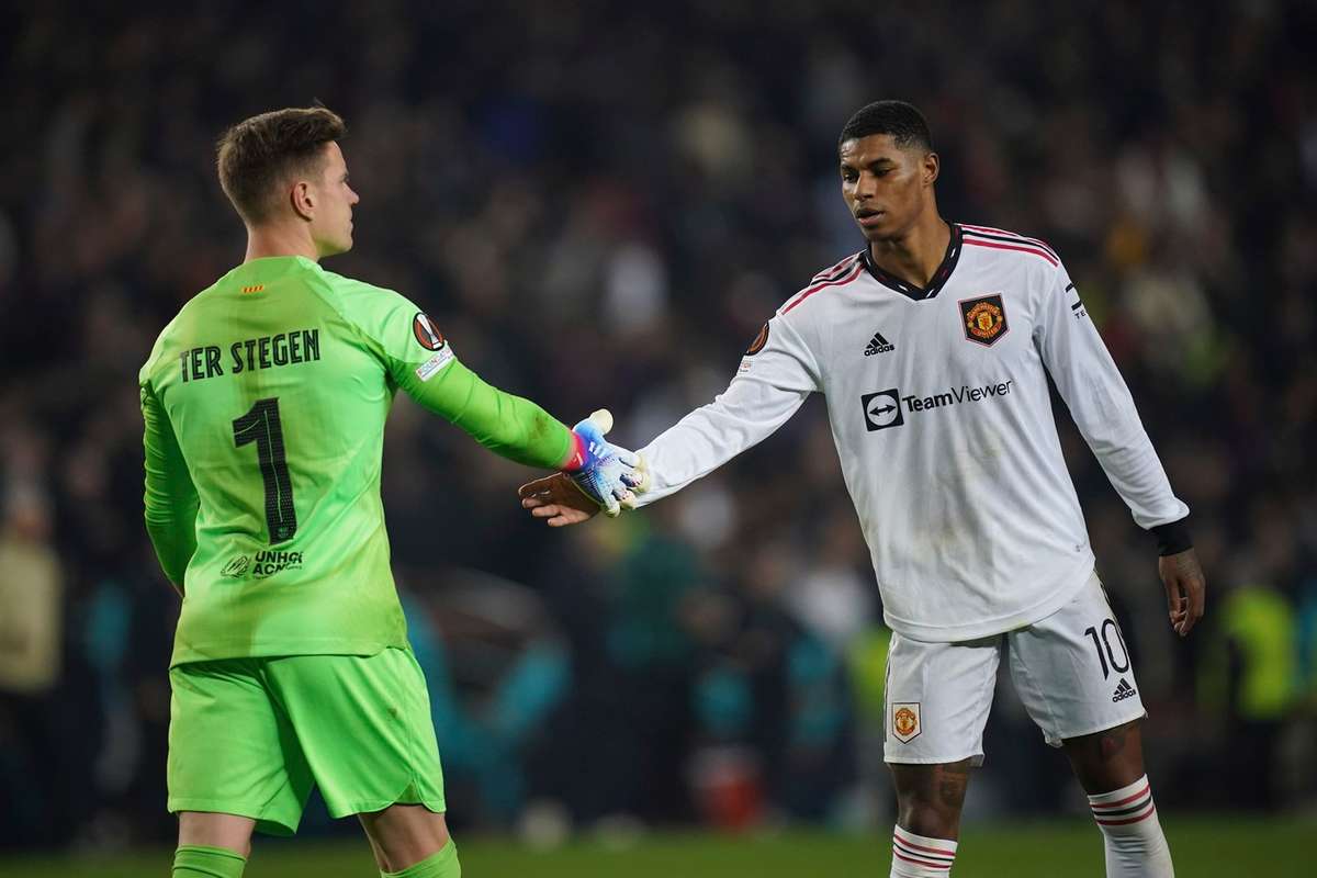 E deja blaugrana Marcus Rashford se antreneaza cu FC Barcelona