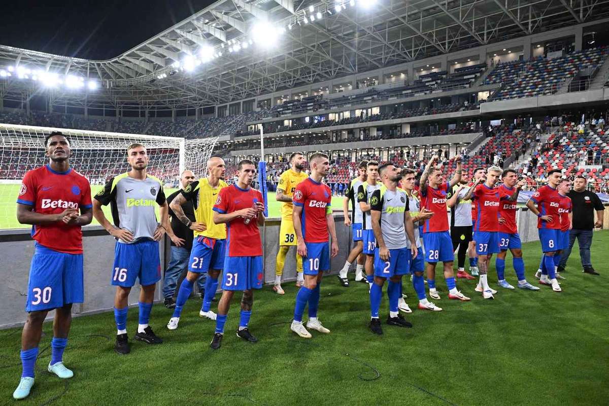 LIVE 2030 FCSB Shkendija Echipa de start a ros albastrilor