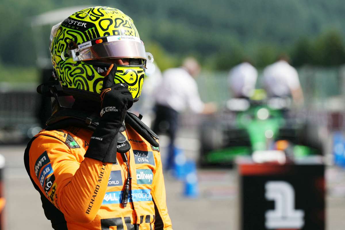 Lando Norris castiga pole position la Marele Premiu al Belgiei Piastri al doilea