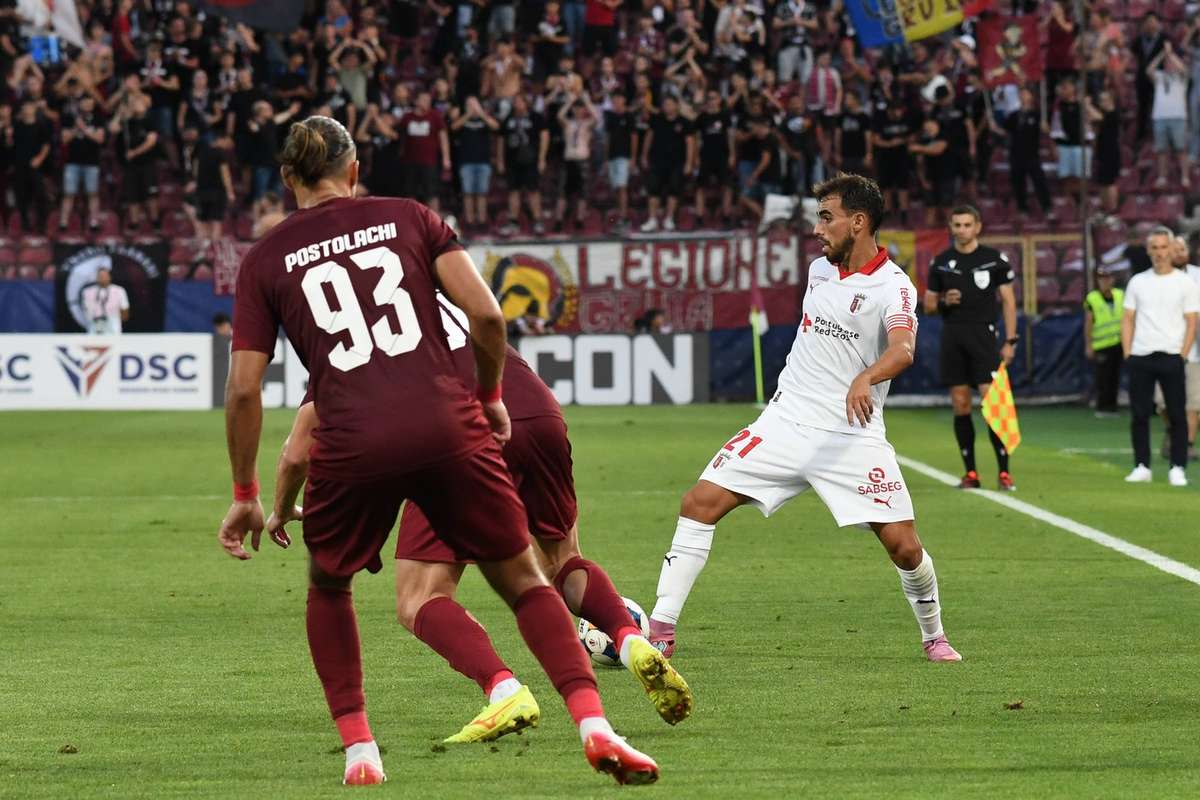 LIVE 2130 Braga CFR Cluj Ardelenii viseaza la miracol Echipele de start