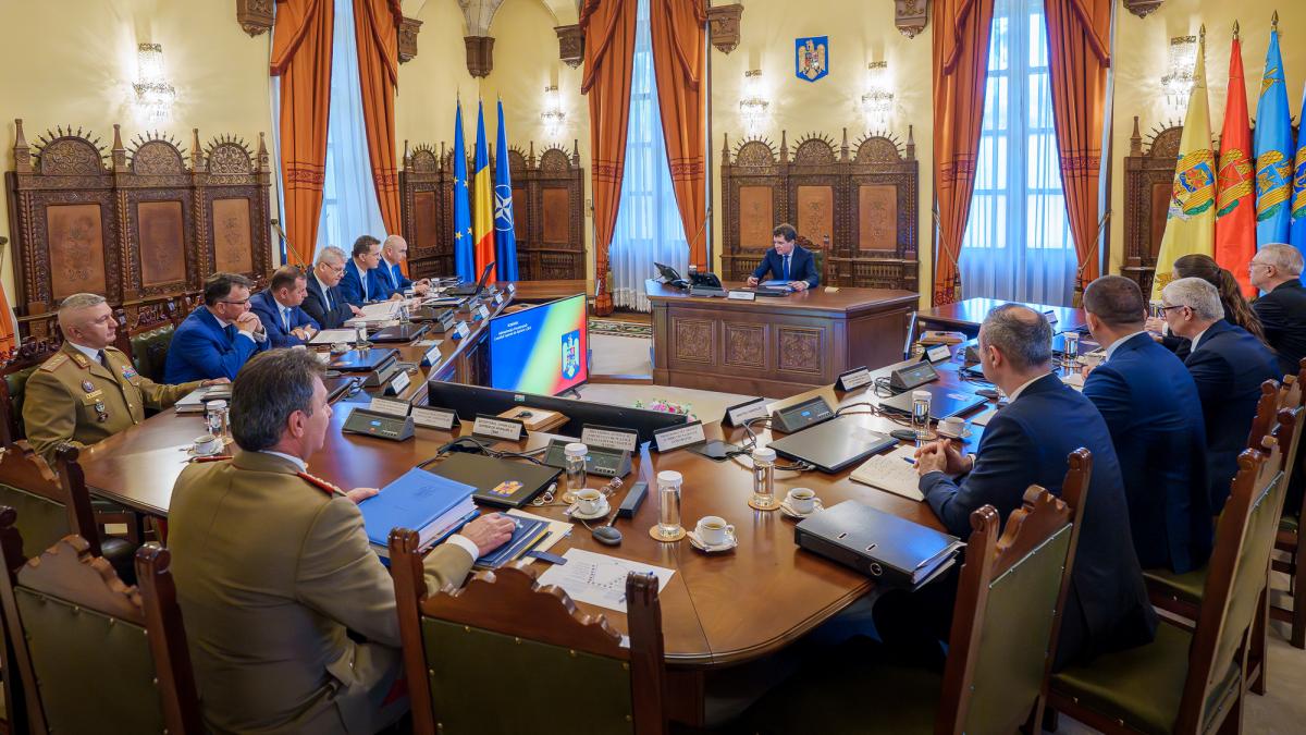 Sedinta CSAT pentru doborarea dronelor suspecte in Romania