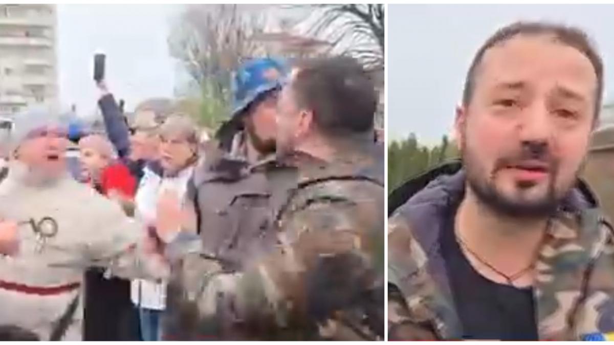 Incident la mitingul lui Calin Georgescu Alba Iulia1764595492