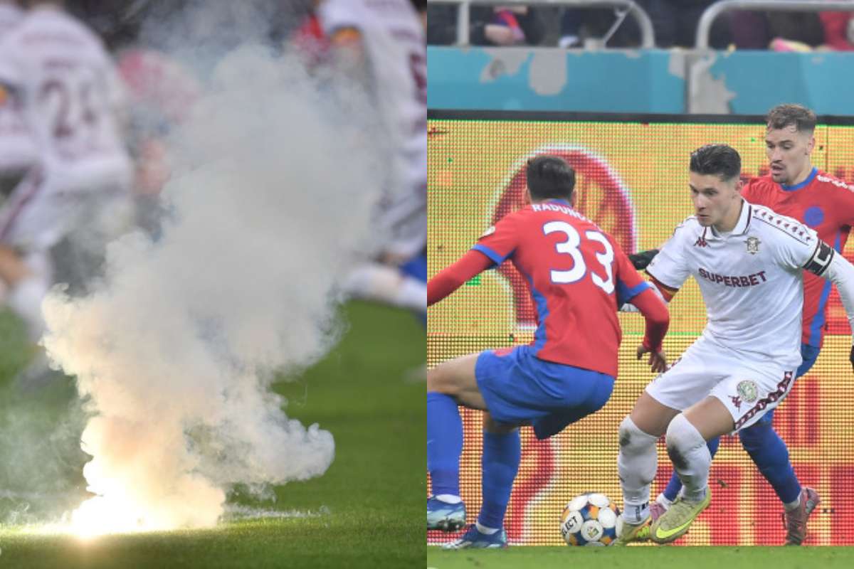 Derby ul FCSB Rapid a avut consecinte severe Amenzi pentru incidente si oprirea partidei1769005112