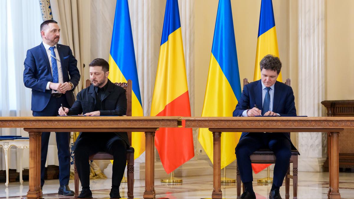 Ce include parteneriatul strategic Romania Ucraina Documentele semnate de Nicusor Dan si Volodimir1773336459