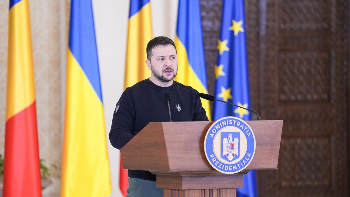 surse volodimir zelenski soseste joi in romania va fi intampinat la cotroceni de nicusor dan1773149258