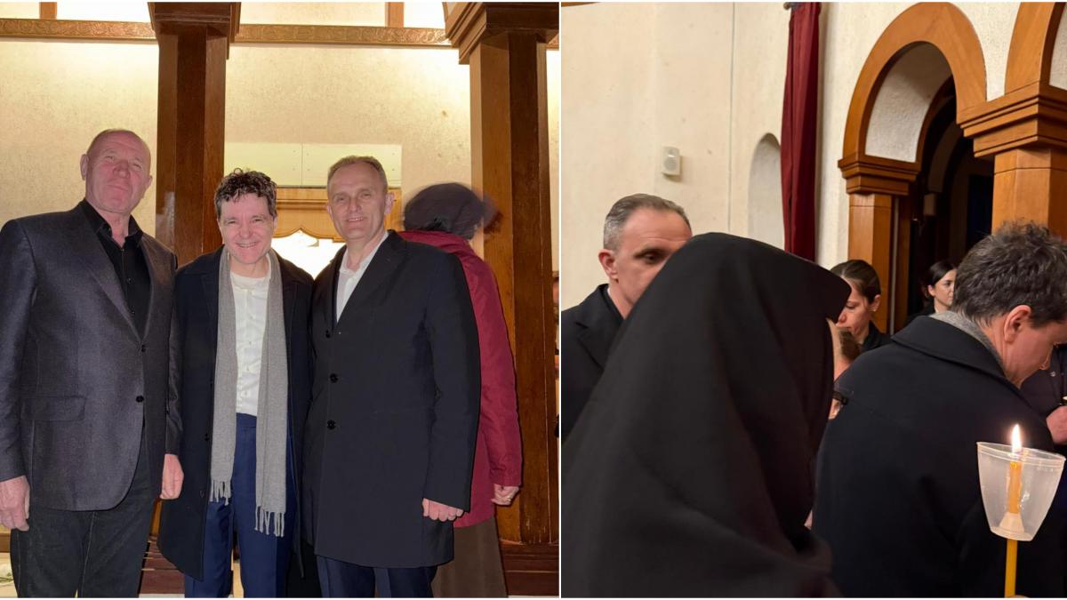Nicusar Dan aparitie surpriza la manastirea Cornu de Vinerea Mare Presidentul CJ Prahova Fara1775888869