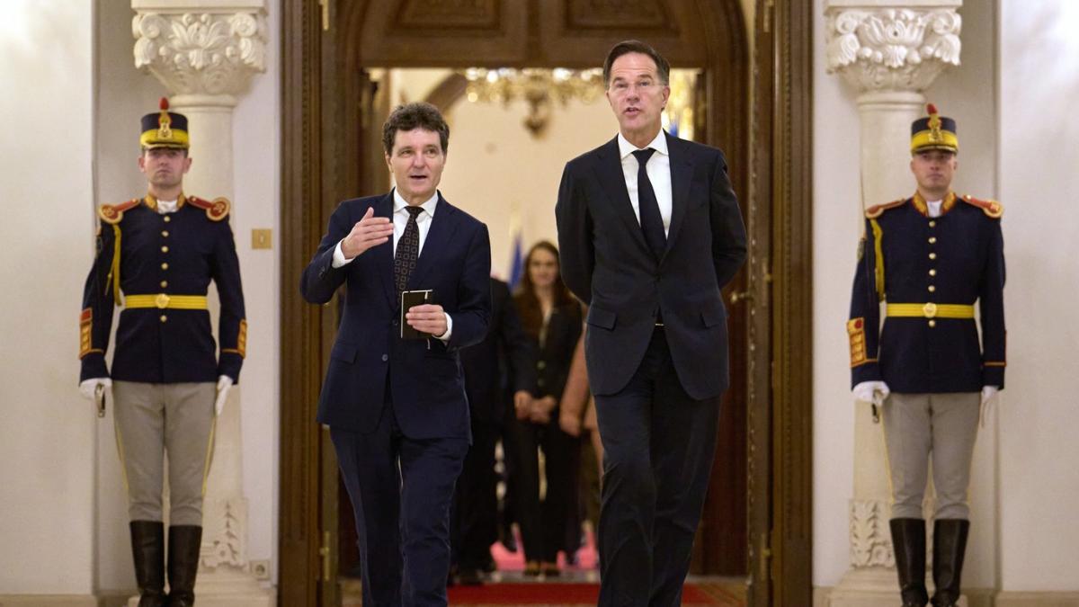 Mark Rutte si Volodimir Zelenski participa la Bucuresti la summitul B9 organizat de Nicusor Dan1778570228