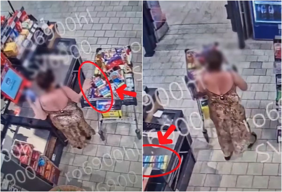 O femeie din Brașov, surprinsă încercând să fure produse de 3.000 de lei dintr-un supermarket. Ce „metodă” a folosit la casa de auto-scanning 2 O femeie din Brasov surprinsa incercand sa fure produse de 3000 de lei dintr un supermarket Ce metoda a folosit la casa de auto scanning1781260940