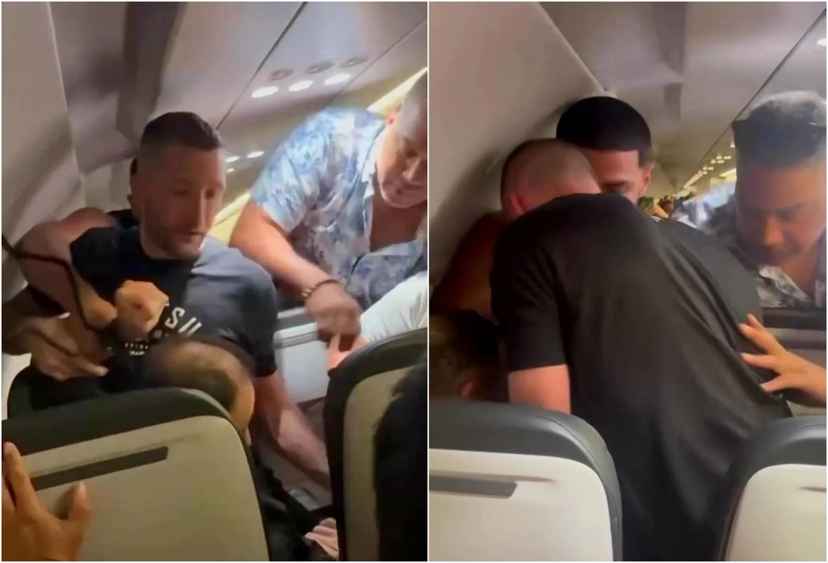 Panica la bordul unui avion Un pasager a incercat sa deschida usa aeronavei in timpul zborului dupa ce a vrut sa patrunda in cabina pilotilor Ce au observat martorii1780564351