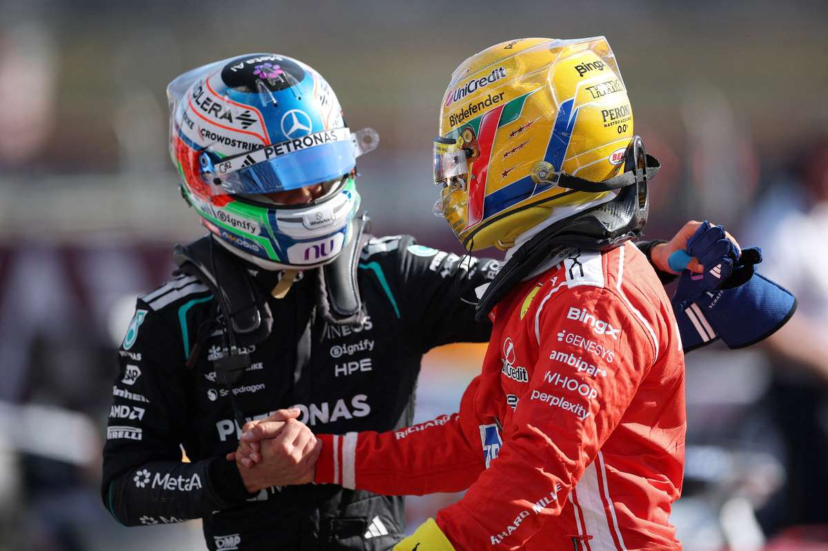 Antonelli îl surclasează pe Hamilton și câștigă sprintul de la Silverstone. 2 Antonelli il surclaseaza pe Hamilton si castiga sprintul de la Silverstone1783168285