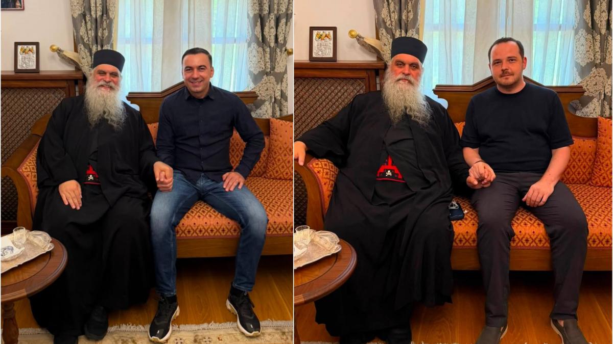 Bogdan Ivan si Alexandru Rogobete au vizitat impreuna Muntele Athos Functiile dispar dar binele1784290580