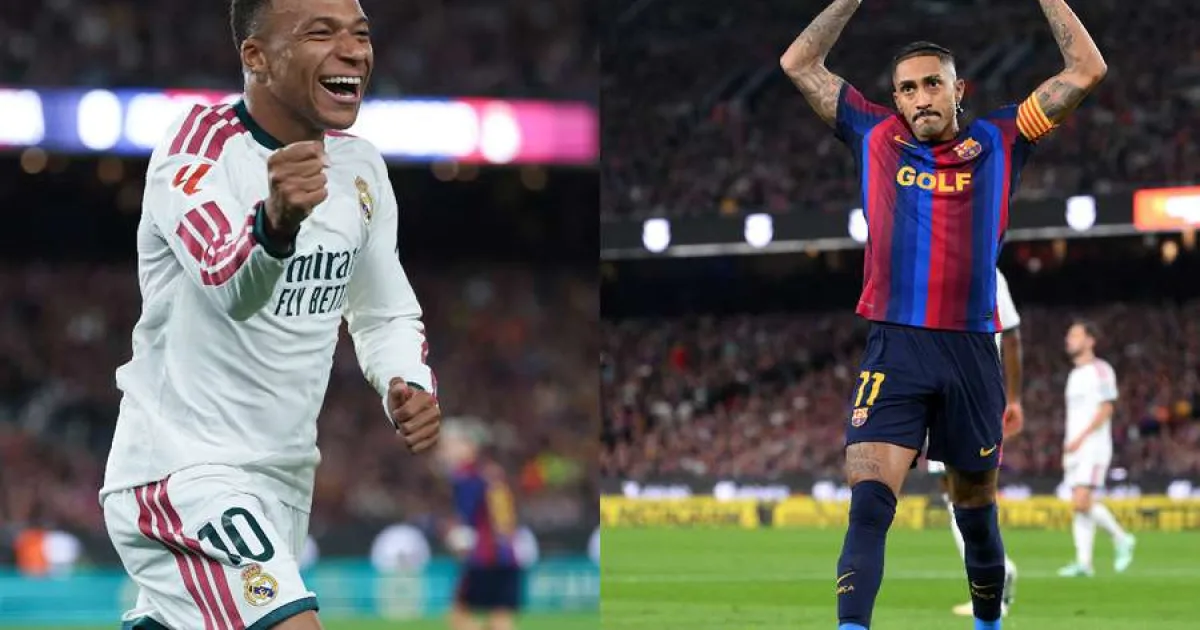 Barcelona - Real Madrid, în direct. Raphinha a restabilit egalitatea 2 Barcelona - Real Madrid, în direct. Raphinha a restabilit egalitatea