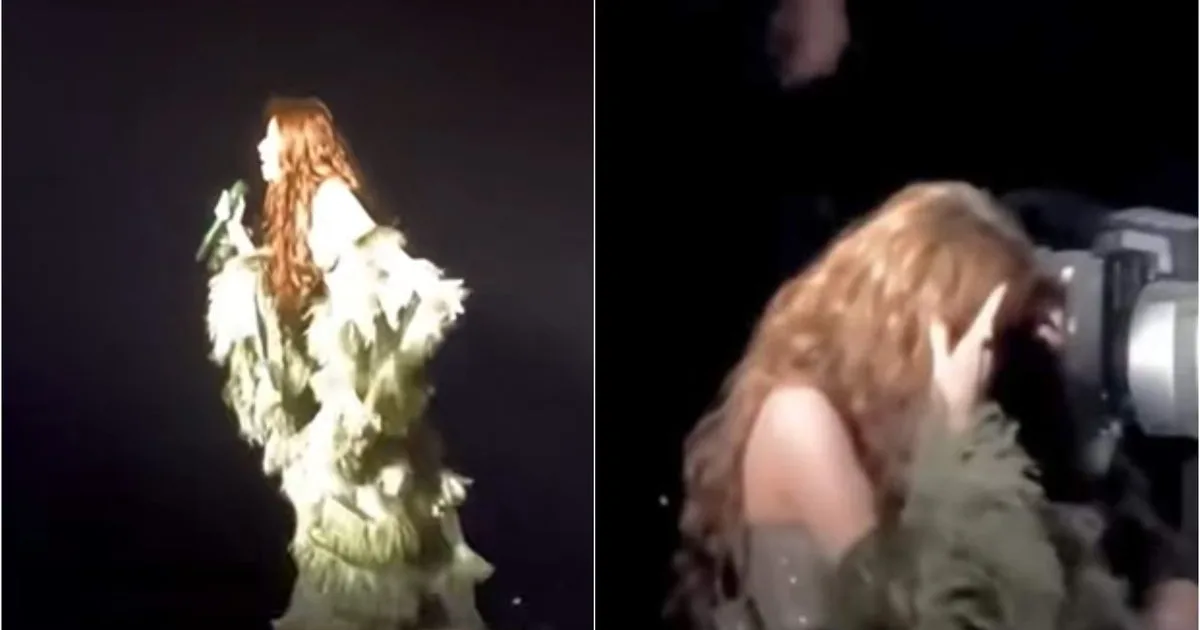 Clipe de panică la un concert: o celebră artistă a căzut de la doi metri înălțime