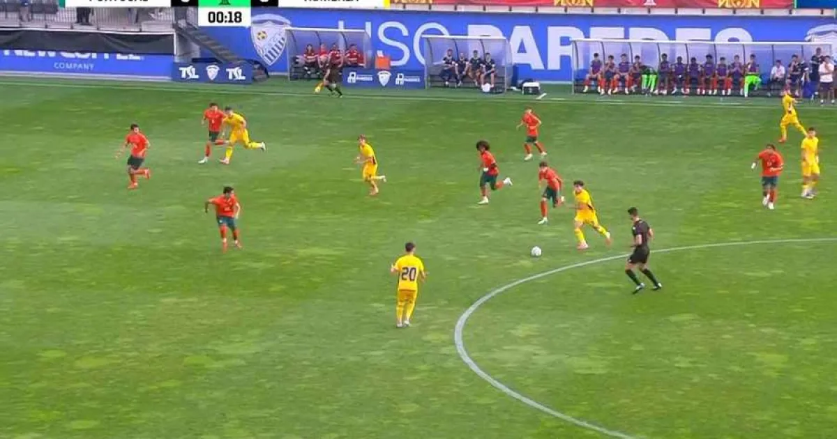 România U18 a remizat cu Portugalia, după 0-2, la Turneul celor 4 Națiuni