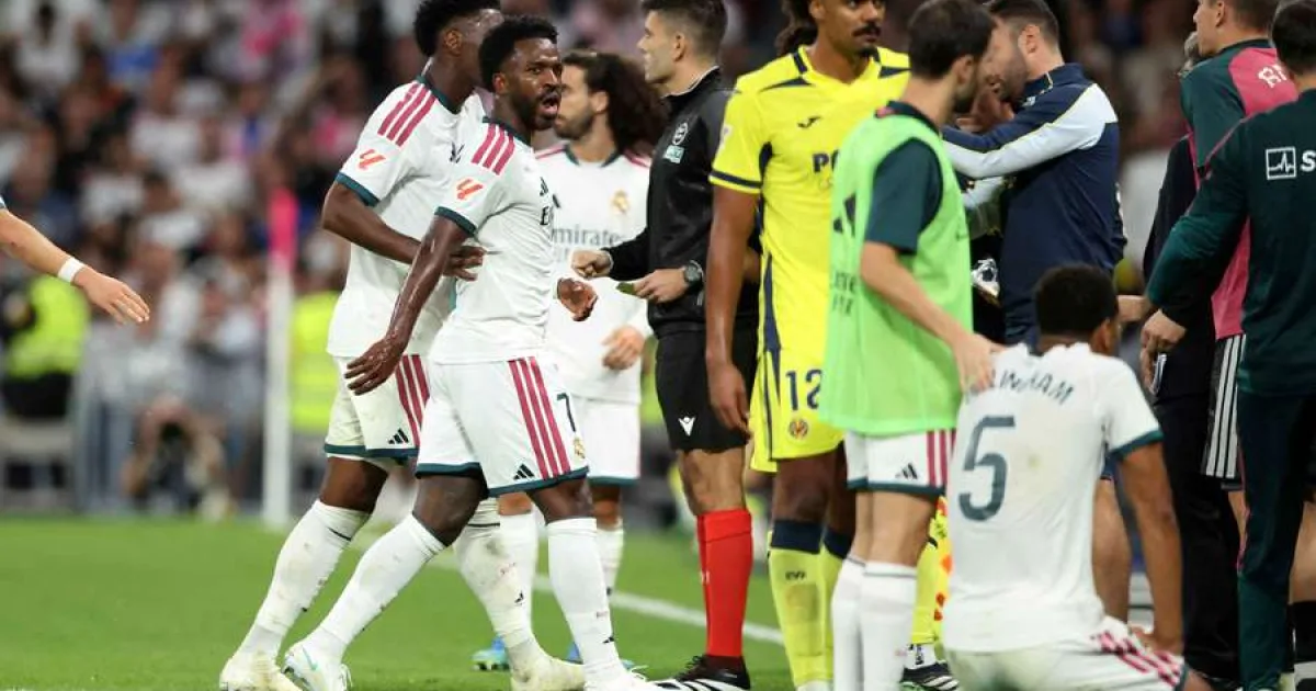 Vinicius, mesaj după ce l-a tras de păr pe Saliba și a fost eliminat